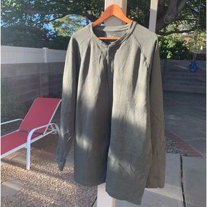 Eddie Bauer sweatshirt military green T2XL